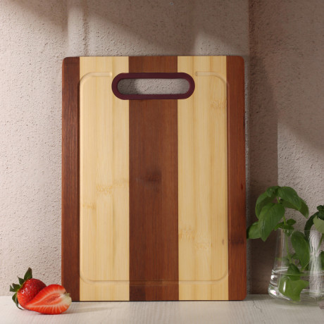 SATOSHI Доска разделочная, бамбук, 33х25х1см