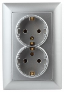 ЭРА Intro Solo роз. СУ 2 мест.земля 16А IP20, алюминий 6311