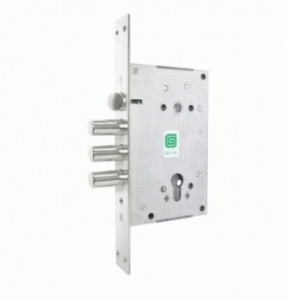 Замок врезной б/руч Гардиан 102.11Т б/о без/накл м/о 85 мм (10)