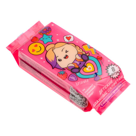 BY Русские Супергерои Влажные салфетки, мини, 8шт, 0+