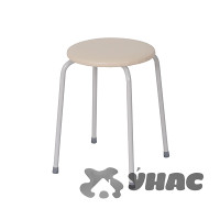 Табурет круглый 475*456мм, сиденье 320мм Пенёк лёгкий 180 беж. Т270Б х4