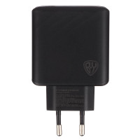 Сетевое зарядное устройство BY PRO 65Вт GaN,QC,PD,PPS,USB-A,3xType-C,110-240В,50-60Гц, пластик,чёрн.