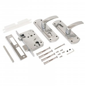 АЛЛЮР ЗВ4-1/58A CP хром без ц/мех. Замок врезной с/руч (12)