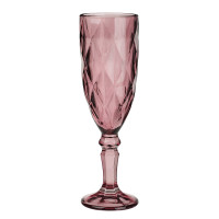 MILLIMI Бокал 160 мл, стекло, бордовый ромб