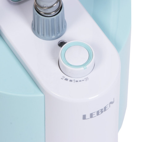 LEBEN Отпариватель напольный, 2200Вт, 1,8л, стойка-вешалка, глад. доска, серый, 220в