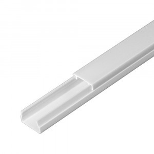 Промрукав Кабель-канал белый 2-й замок в п/э 15х10 (144 м/уп) цена за 1 м PR03.0047