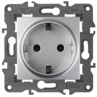 ЭРА 14 Elegance мех. роз. СУ 1 мест. (земля) 16A,250В, алюминий 14-2101-03 автоклеммы 3738