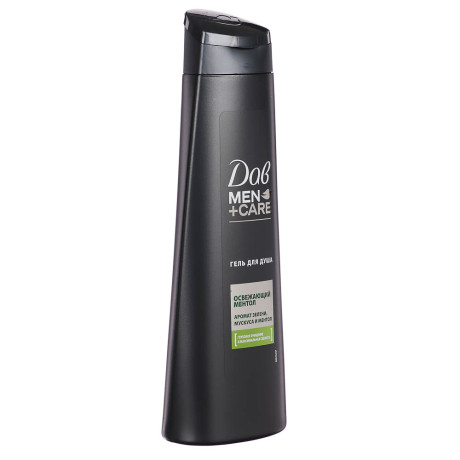 Гель для душа мужской ДАВ MEN+CARE Освежающий ментол, 225мл