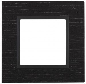 ЭРА 14 Elegance рамка СУ 1 мест.дерево, черн.дерево+антр 14-5301-05 5992
