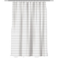 Шторка для ванной тм VETTA Квадро, ПЕВА 60г/м2, 180x200см, белый цвет