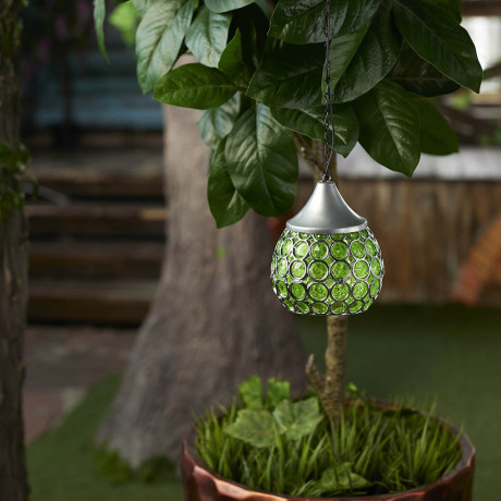 INBLOOM Фонарь на солн.батарее Подвес 11х11х50см 1LED, белый, 1.2V 1хAA 300mAh NI-CD, металл