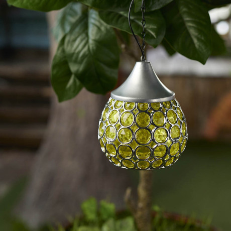 INBLOOM Фонарь на солн.батарее Подвес 11х11х50см 1LED, белый, 1.2V 1хAA 300mAh NI-CD, металл