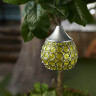 INBLOOM Фонарь на солн.батарее Подвес 11х11х50см 1LED, белый, 1.2V 1хAA 300mAh NI-CD, металл