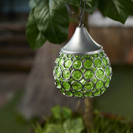 INBLOOM Фонарь на солн.батарее Подвес 11х11х50см 1LED, белый, 1.2V 1хAA 300mAh NI-CD, металл