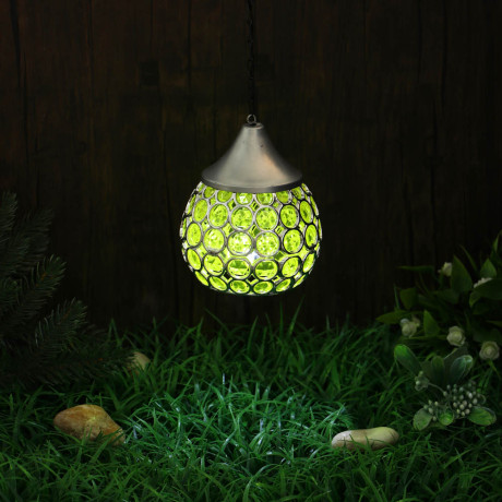 INBLOOM Фонарь на солн.батарее Подвес 11х11х50см 1LED, белый, 1.2V 1хAA 300mAh NI-CD, металл