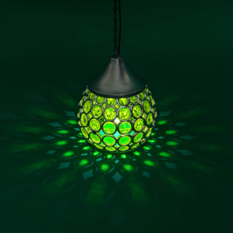 INBLOOM Фонарь на солн.батарее Подвес 11х11х50см 1LED, белый, 1.2V 1хAA 300mAh NI-CD, металл