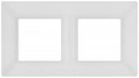 ЭРА Elegance рамка СУ 2 мест. белый матовый 14-5002-01М 65814