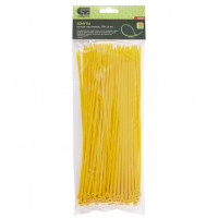 Хомуты, 250 x 3.6 мм, пластиковые, желтые, 100 шт Сибртех