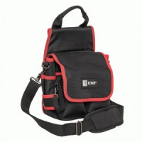 EKF Professional Сумка монтажника поясная с крышкой и  ремнем С-14