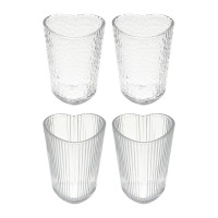 Набор бокалов для напитков тм LADECOR "Сердце" 200 мл, 2 шт, стекло