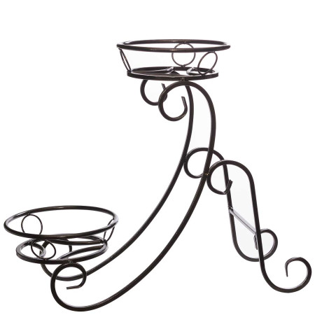 Подставка для цветов "Дуэт 4" медный