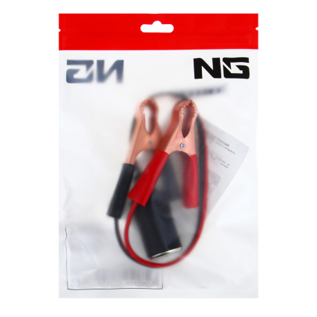 ЕРМАК/NG Автомобильное гнездо для прикуривателя с крокодилами, 60Вт, 12В/5А 0.75 мм2, 30см