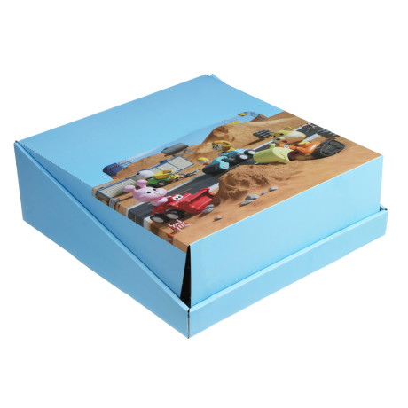 Игрушка для малышей в виде животных ИГРОЛЕНД  "Зверятки", ABS, 11,5х9х9,5см, 4 дизайна