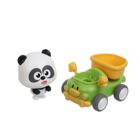 Игрушка для малышей в виде животных ИГРОЛЕНД  "Зверятки", ABS, 11,5х9х9,5см, 4 дизайна