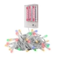 ФАЗА Гирлянда DC-G01-80M, 80 мультицвет LED, 7.8 м., 8 реж., 3xAA .5047754