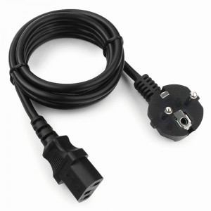 Cablexpert шнур сетевой C13 компьютерный PC-186-1-1.8M, 1.8м, Schuko- C13, 3x1мм, черн., земл.,пакет