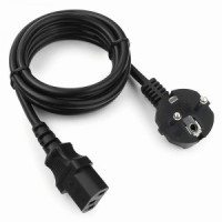 Cablexpert шнур сетевой C13 компьютерный PC-186-1-1.8M, 1.8м, Schuko- C13, 3x1мм, черн., земл.,пакет