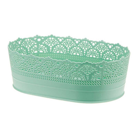 Сухарница АЖУР 22см Фисташковый М1190 (12)