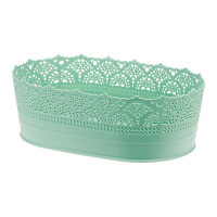 Сухарница АЖУР 22см Фисташковый М1190 (12)