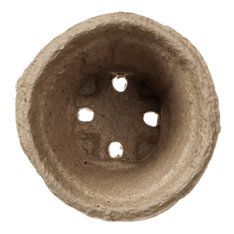 Горшки торфяные круглые с улучшенным дном 80*80 мм (уп.20 шт)