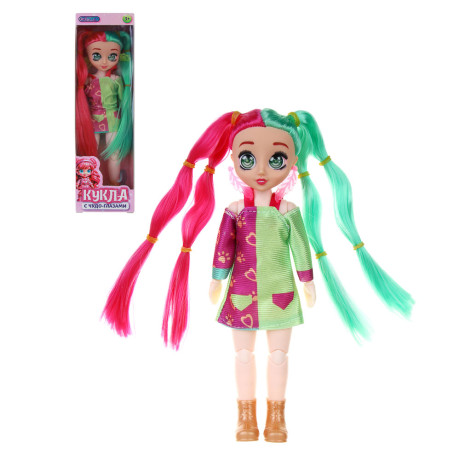 ИГРОЛЕНД Кукла с чудо-глазами, PP, PVC, 7х4,8х25 см, 4 диз.