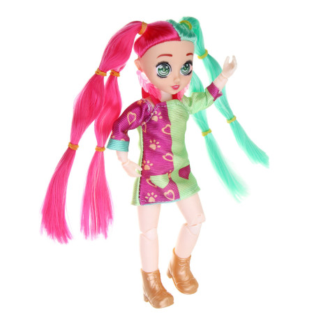 ИГРОЛЕНД Кукла с чудо-глазами, PP, PVC, 7х4,8х25 см, 4 диз.