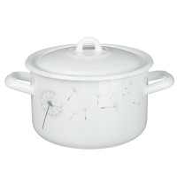 Одуванчик Кастрюля эмалированная 2,9л, индукция