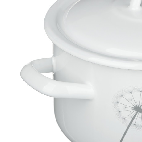 Одуванчик Кастрюля эмалированная 2,9л, индукция