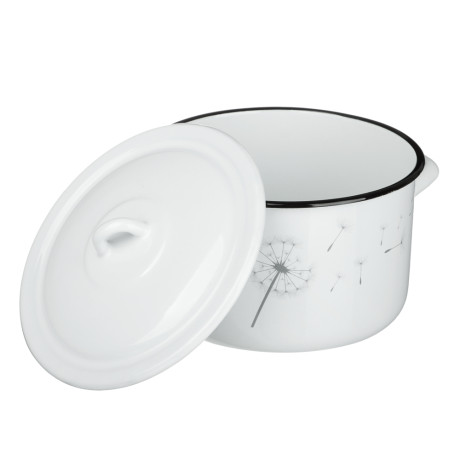 Одуванчик Кастрюля эмалированная 2,9л, индукция