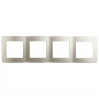 ЭРА 12 рамка СУ 4 мест., перламутр, 12-5004-15 9899