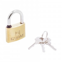 БУЛАТ ВС 1140 латунный d=6,5мм Замок навесной (48,6)