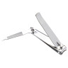 ЮНИLOOK Книпсер для ногтей с пилкой, длина лезвий 12мм, металл, 7,7см