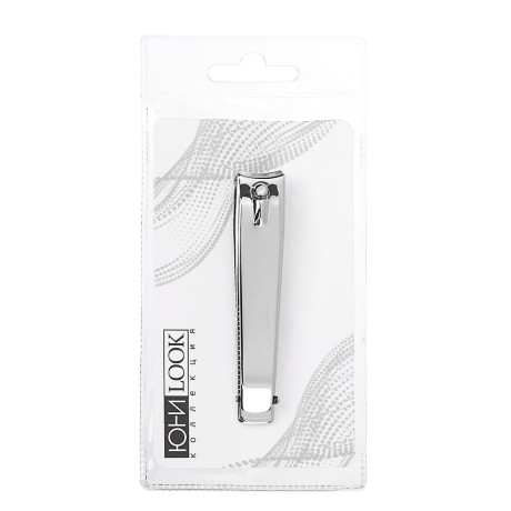 ЮНИLOOK Книпсер для ногтей с пилкой, длина лезвий 12мм, металл, 7,7см