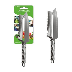 Нож-шинковка универсальный 14,5/27,5см нерж сталь (кратность 2!!!) 53-42 Мультидом