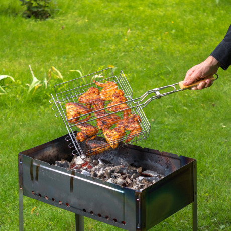 Мангал с ребрами жесткости 500 х 300 х 500 мм, Camping Palisad