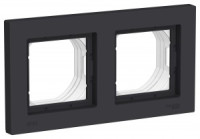 Systeme Electric AtlasAquaDesign рамка СУ 2 мест. карбон IP44 ATN441002 (5!)