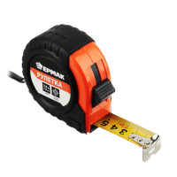 ЕРМАК Рулетка "КЛАССИК", 7,5м х 25мм, одинарный зацеп, корпус PP+TPR