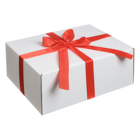 Коробка складная подарочная, 31x22x12 см, гофрокартон, 3 цвета