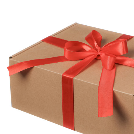 Коробка складная подарочная, 31x22x12 см, гофрокартон, 3 цвета