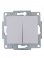 Lezard KARINA мех. выкл. СУ 2 кл. 10А бел. (корп. ABS) 707-0288-101